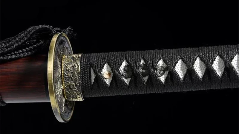 Zwarte katoenen Hineri Maki