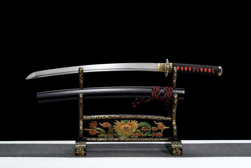 Damascus Wakizashi Zwaard