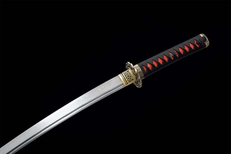 Damascus Wakizashi Zwaard