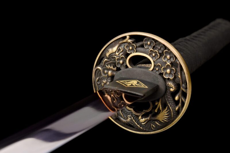 Aohazumi Katana Zwaard (青刃墨) – Blauw Lemmet