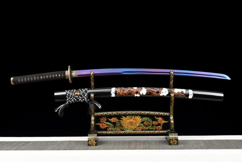 Aohazumi Katana Zwaard (青刃墨) – Blauw Lemmet