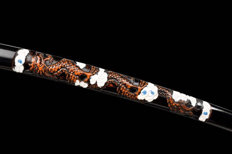 Aohazumi Katana Zwaard (青刃墨) – Blauw Lemmet