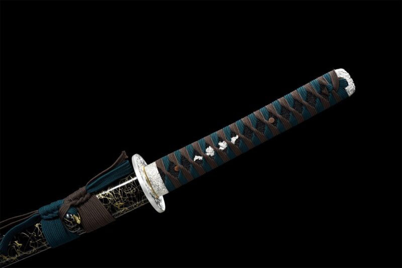 Aokiba Katana Zwaard (青牙) – Blauwe Hoektand