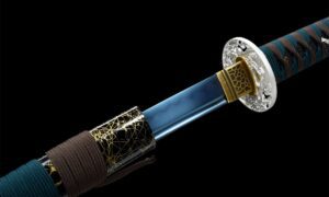 Aokiba Katana Zwaard (青牙) – Blauwe Hoektand