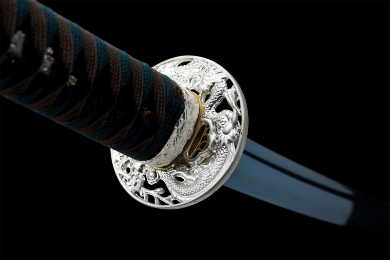 Aokiba Katana Zwaard (青牙) – Blauwe Hoektand