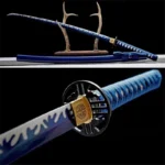 Blauw Katana Zwaard