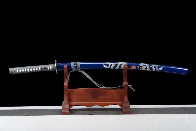Blauwe Draken Katana Zwaard