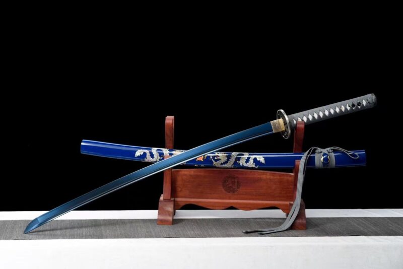 Blauwe Draken Katana Zwaard