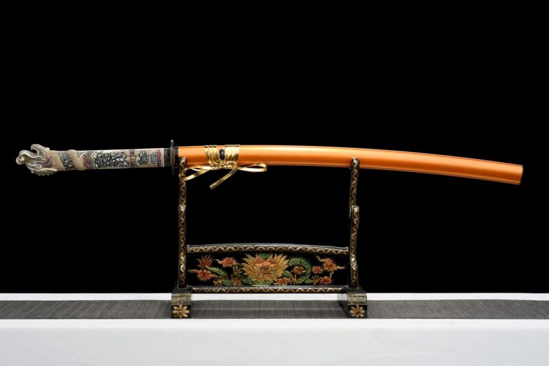 Drakenkop Katana Zwaard