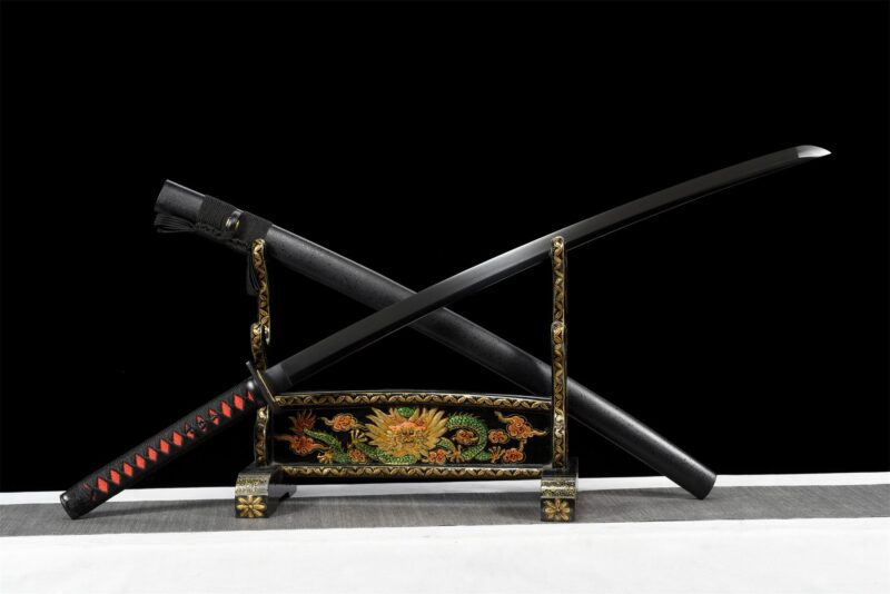 Zwart Lemmet Katana Zwaard