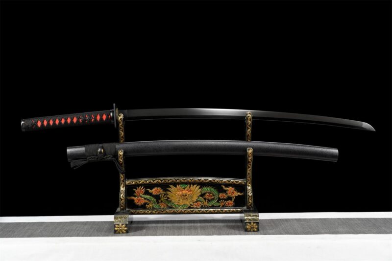 Zwart Lemmet Katana Zwaard