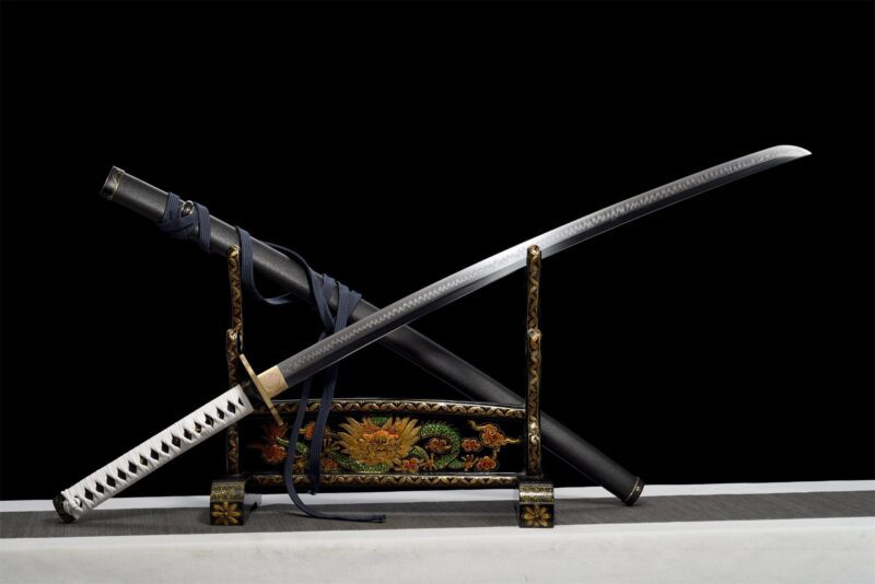 Zwart-witte Katana Zwaard