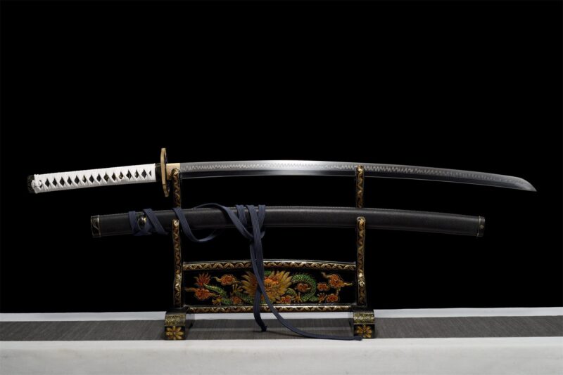 Zwart-witte Katana Zwaard