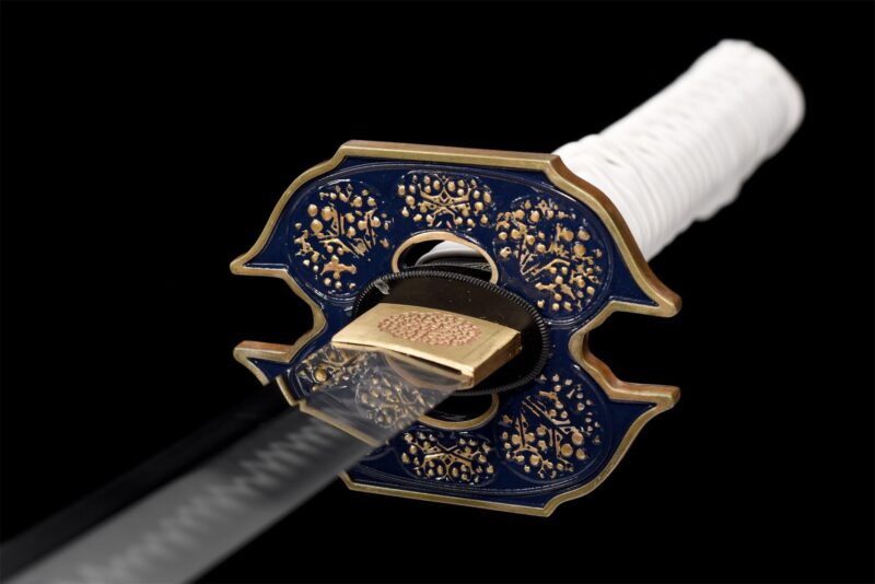 Zwart-witte Katana Zwaard