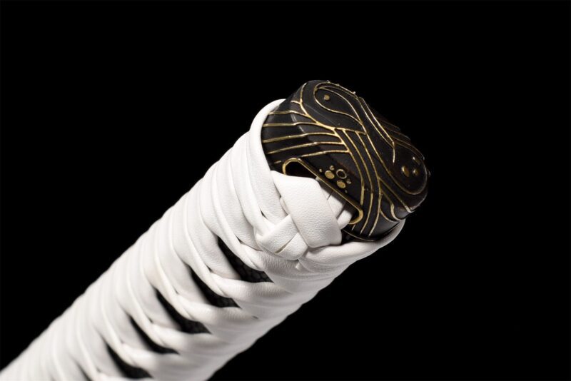 Zwart-witte Katana Zwaard