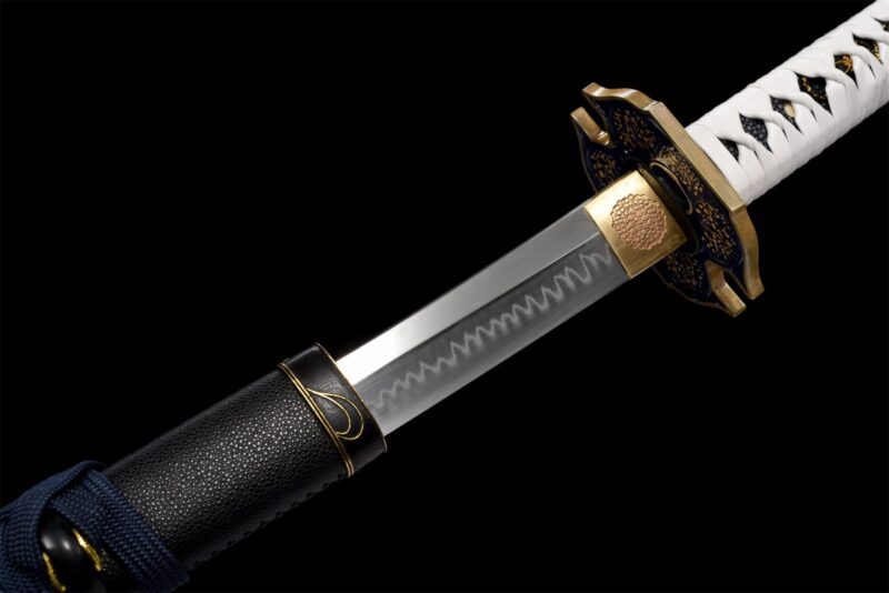 Zwart-witte Katana Zwaard